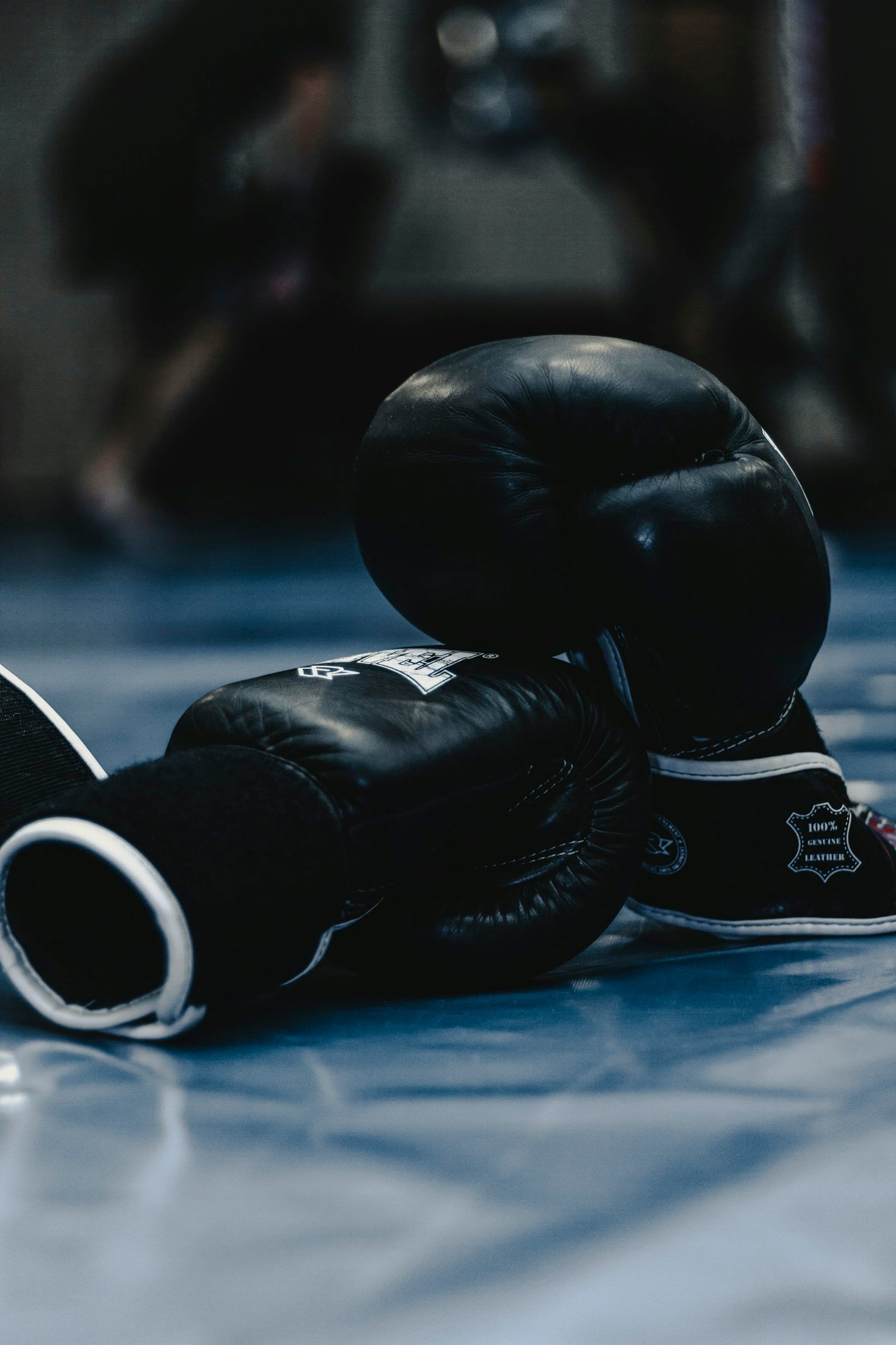 Boxing gloves ready for a session at Team Alpha, Bowenpally